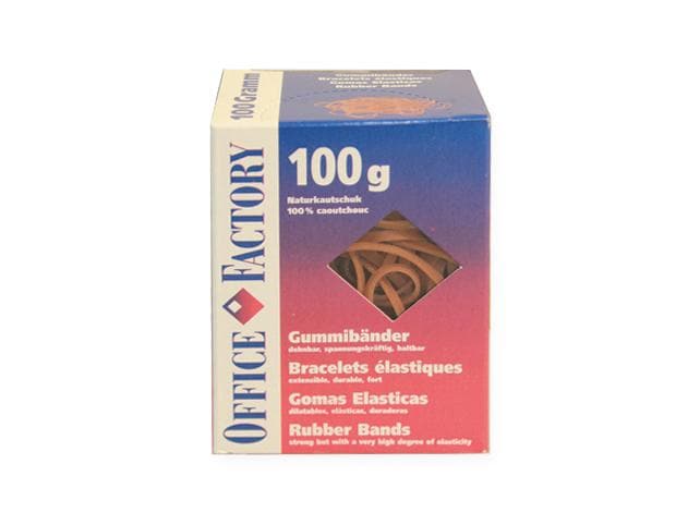 Smart Office Gummiband 90 x 3 mm, Ø 60 mm, 100 gram Dauerhaft elastische Gummibänder