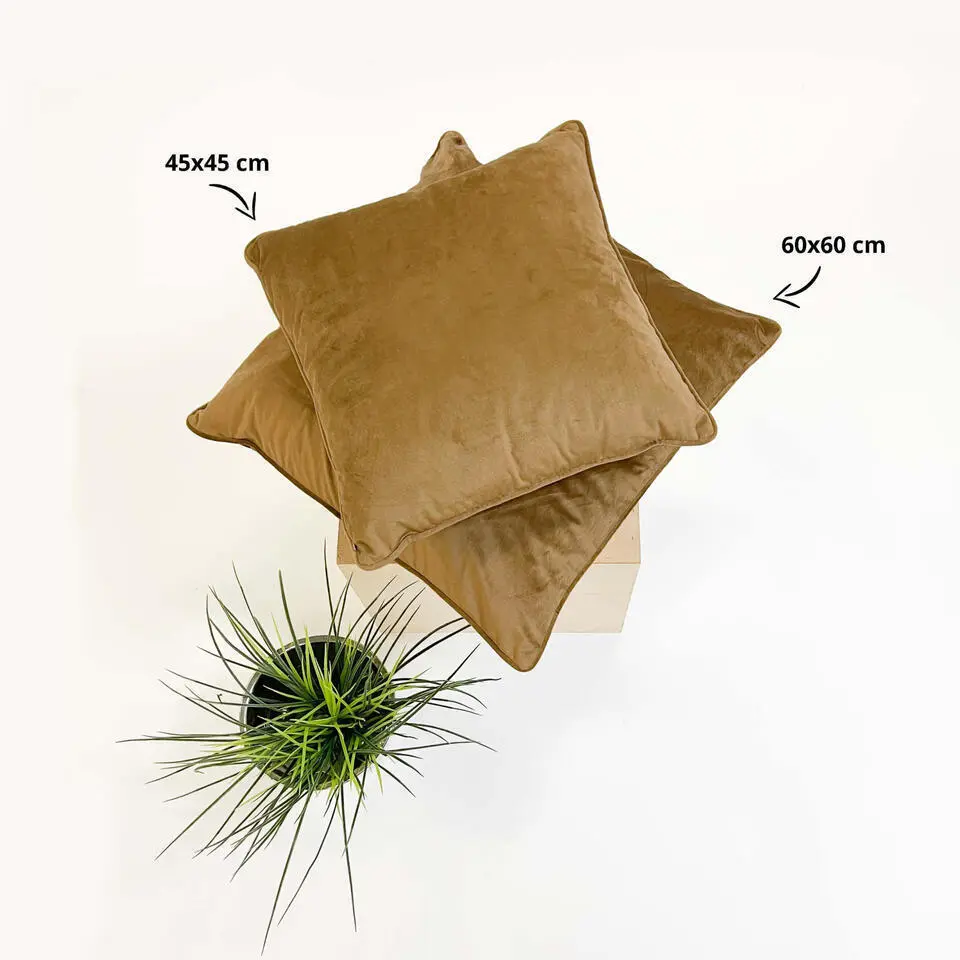 Sierkussen Finn - Tobacco Brown - 60x60 cm