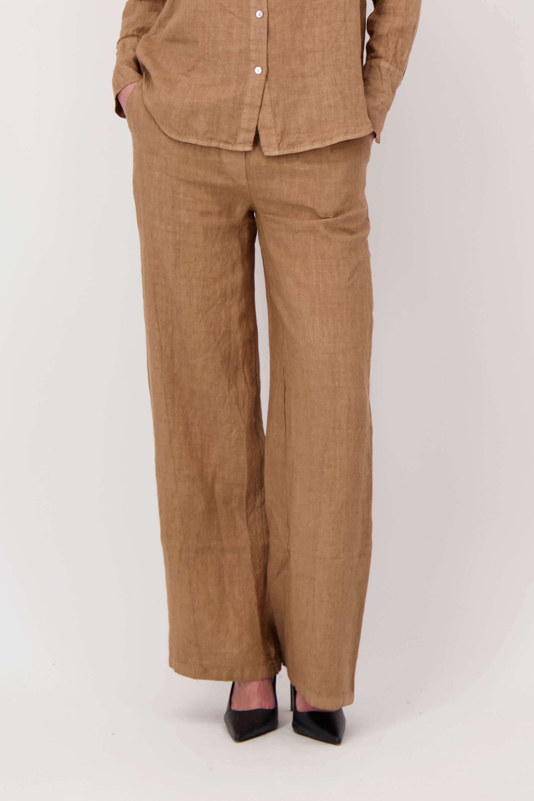100% linnen broek