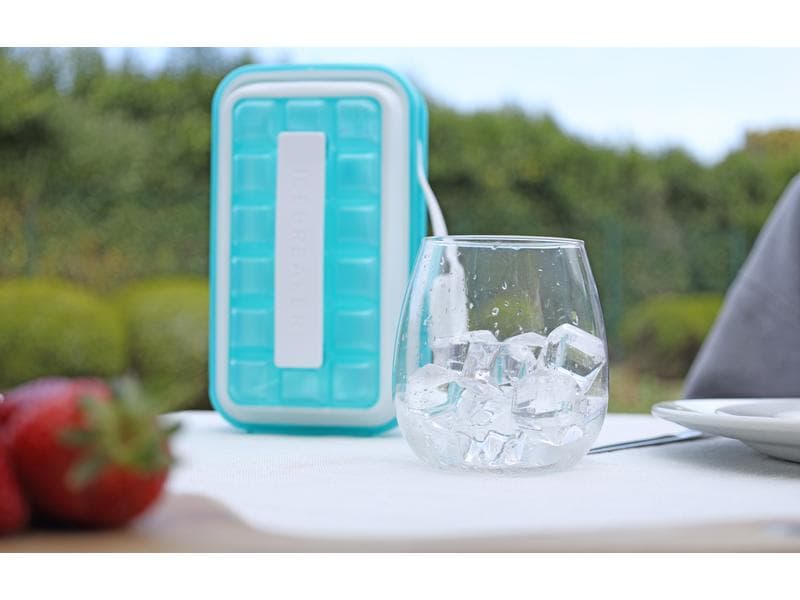 Mediashop Eiswürfelform Pop 21 x 11.5 x 5.5 cm, Blau Form für 18 grosse Eiswürfel
