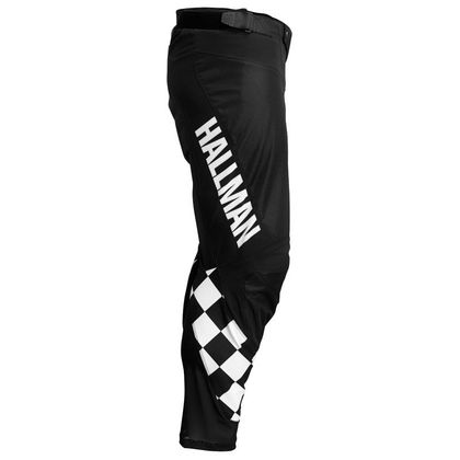 Pantalon cross Thor HALLMAN DIFFER CHEQ BLACK WHITE 2025 - Noir / Blanc