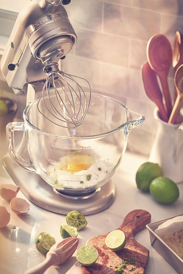 KitchenAid Artisan glasskål til køkkenmaskine 4,7 liter Transparent, grå