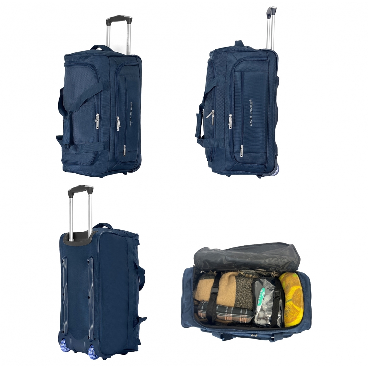 David Jones Sac de voyage cabine avec roulettes 36L David Jones polyester taille S 53cm