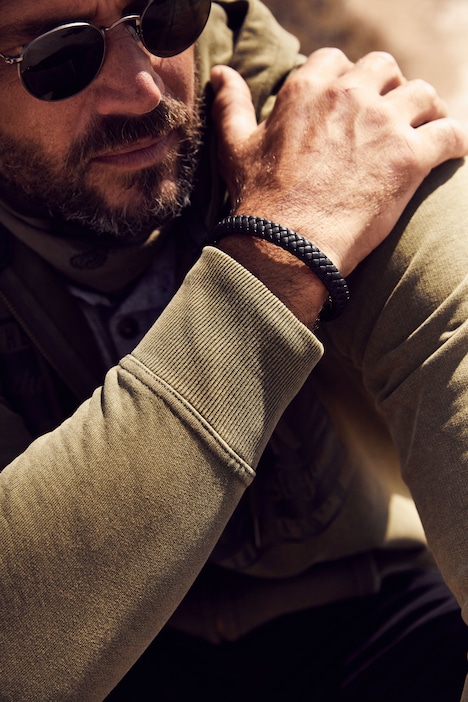 Leder-Armband, echtes Leder, Metall-Verschluss