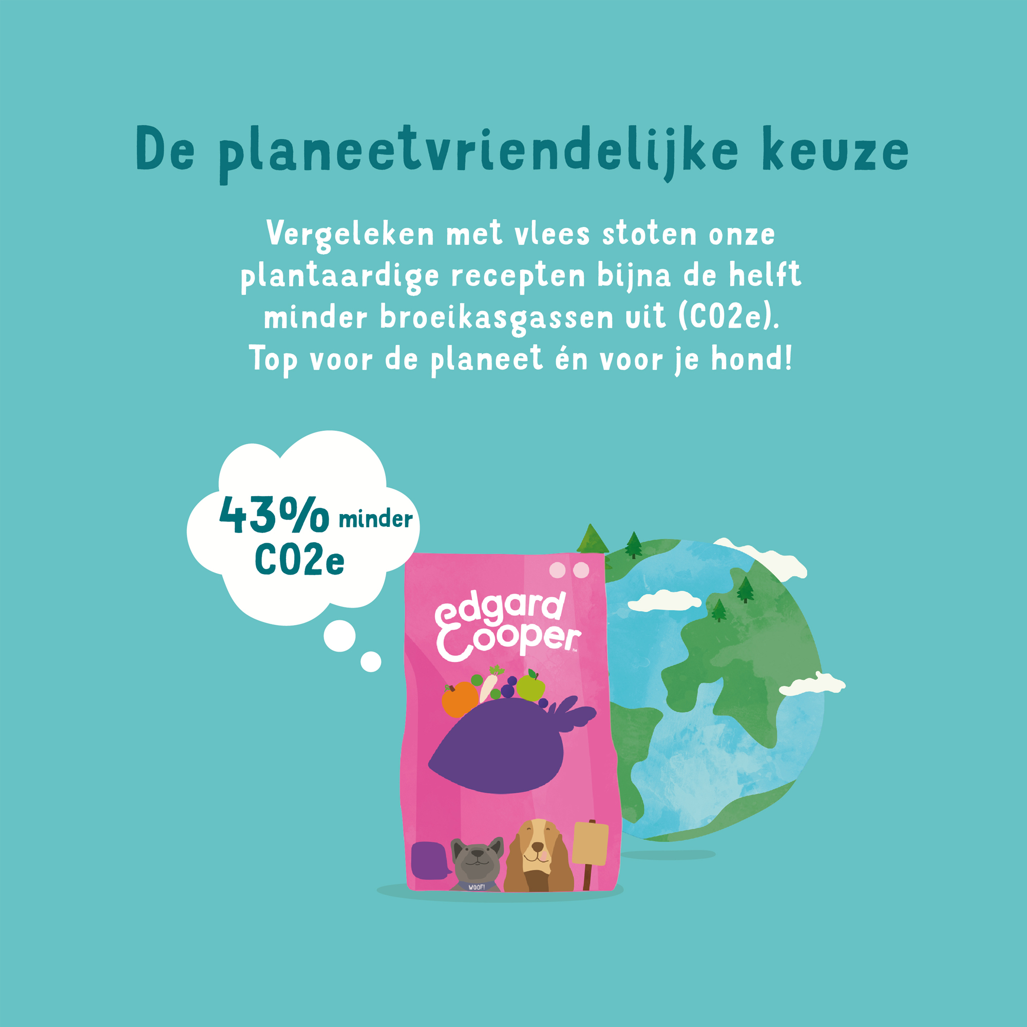Edgard & Cooper Adult Plant Based Hondenvoer - Rode Biet & Pompoen