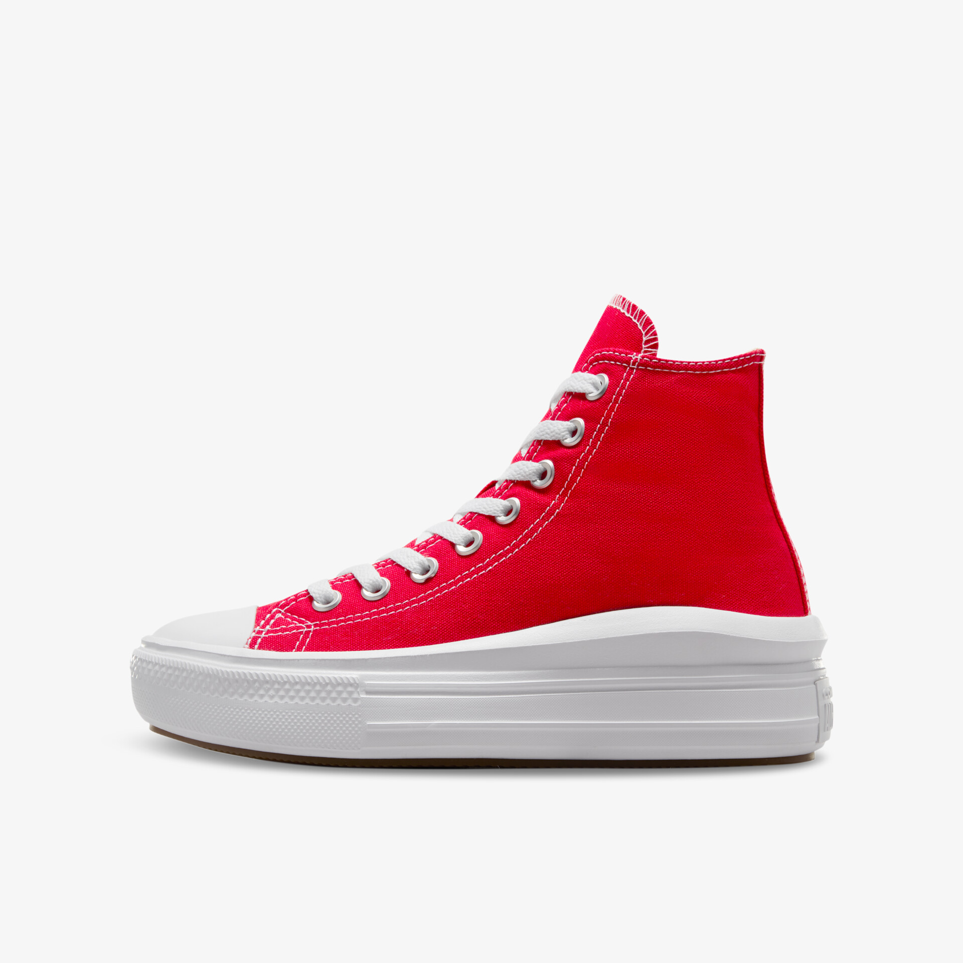 CONVERSE Unisex Plateau Sneaker rot