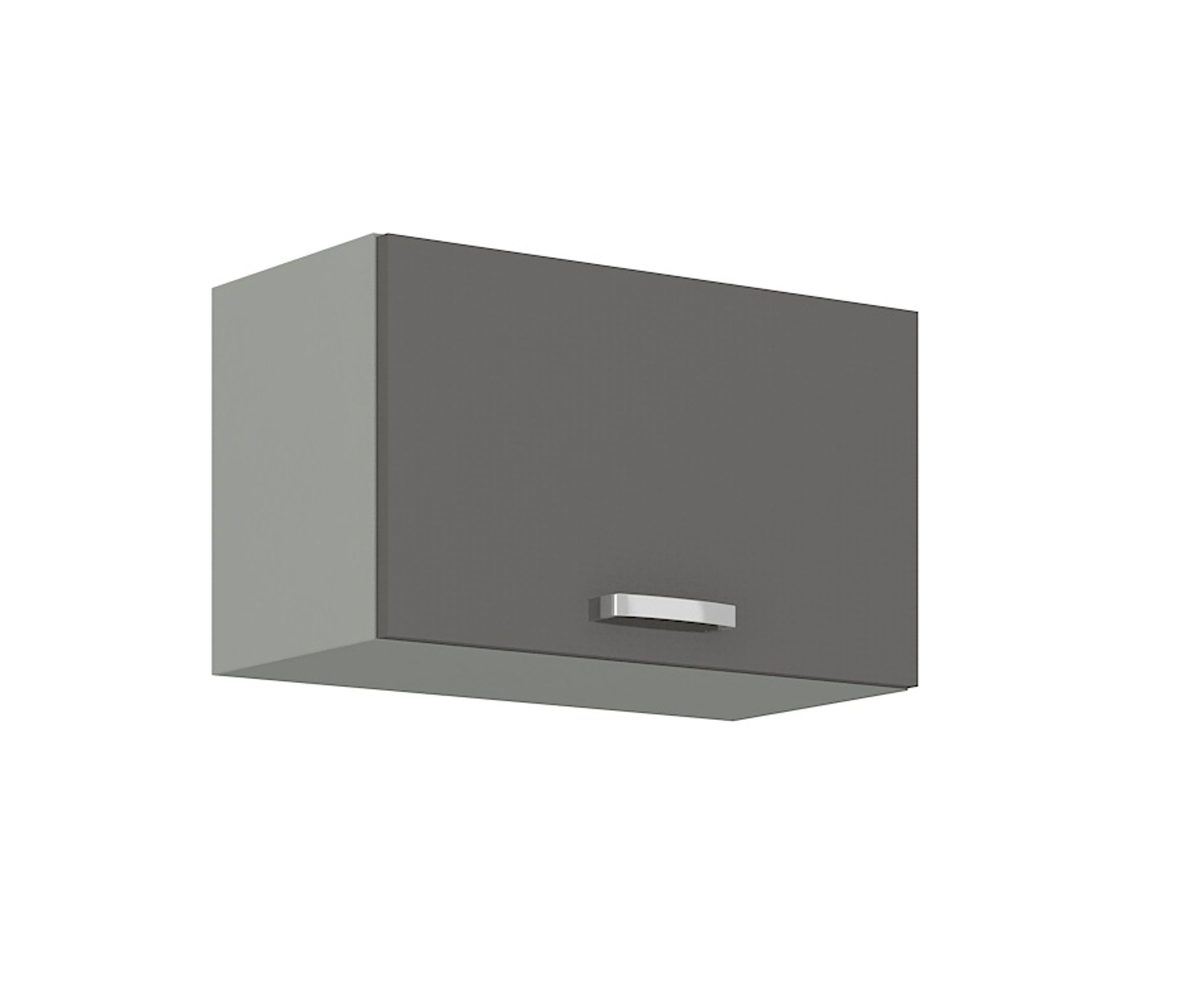 Küchen Hängeschrank 60 Hochglanz Grau Küchenzeile Küchenblock Küche Grey Bianca