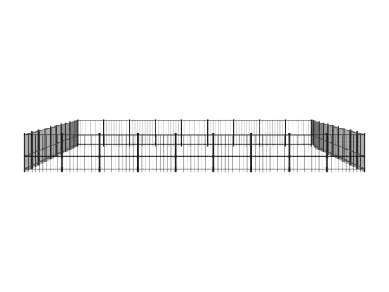 Chenil cage enclos pac noire 970 x 873 x 100 cm 02_0041886