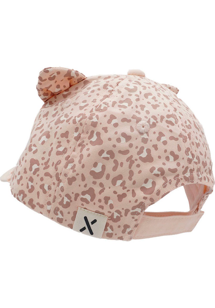 MAXIMO Baseball Cap mit Animal-Print und verspielten Öhrchen.