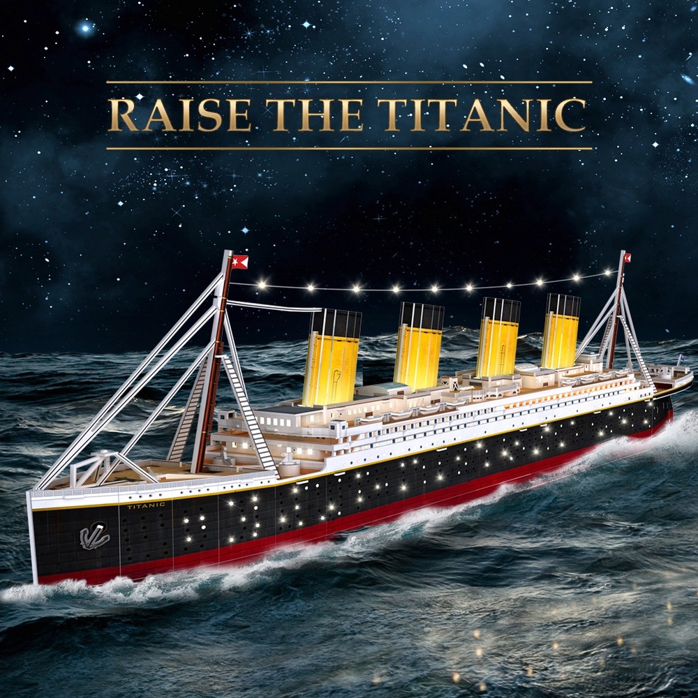 Titanic 3D-Puzzle mit Beleuchtung