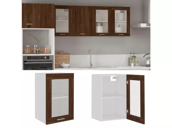 Armoire vitrée suspendue 