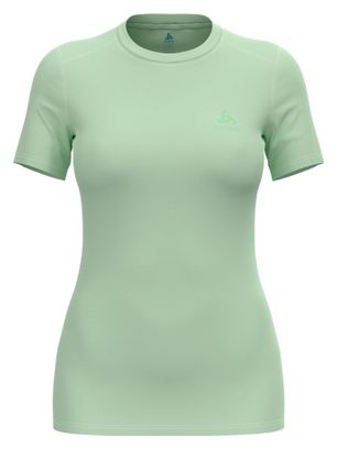 T-Shirt Technique Femme Odlo Merino 160 Natural Vert Clair