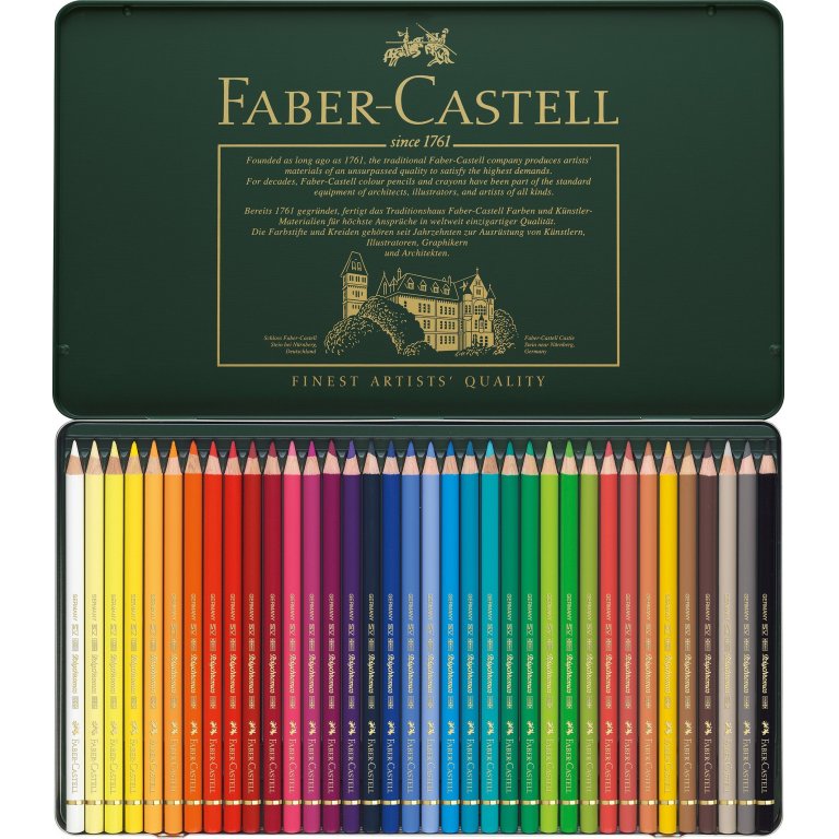Faber-Castell Polychromos Farbstift, 36er-Set