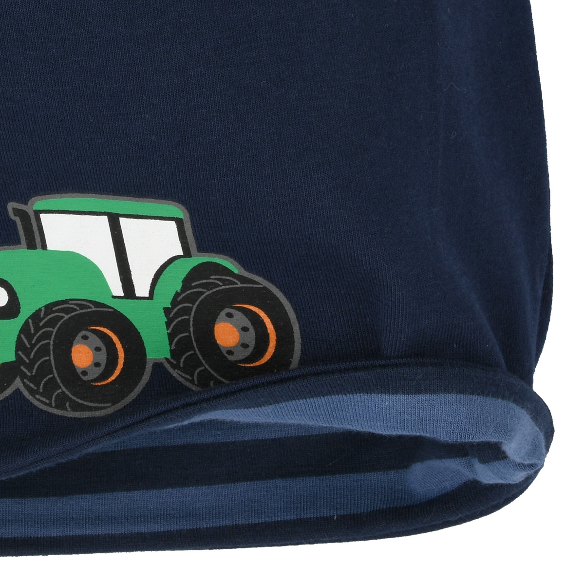 Topolino Jungen Beanie mit Traktor-Print dunkelblau