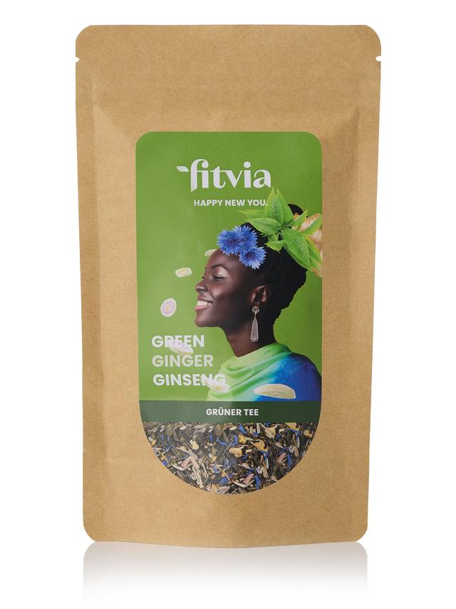 Grüner Tee Ginseng-Ingwer, lose, 100 g