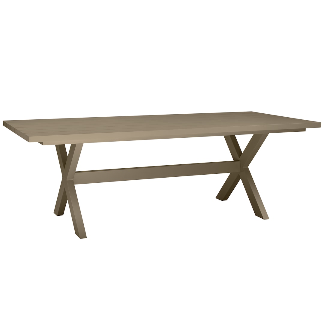 Gartentisch DELTA 220 x 105 cm sandgrün