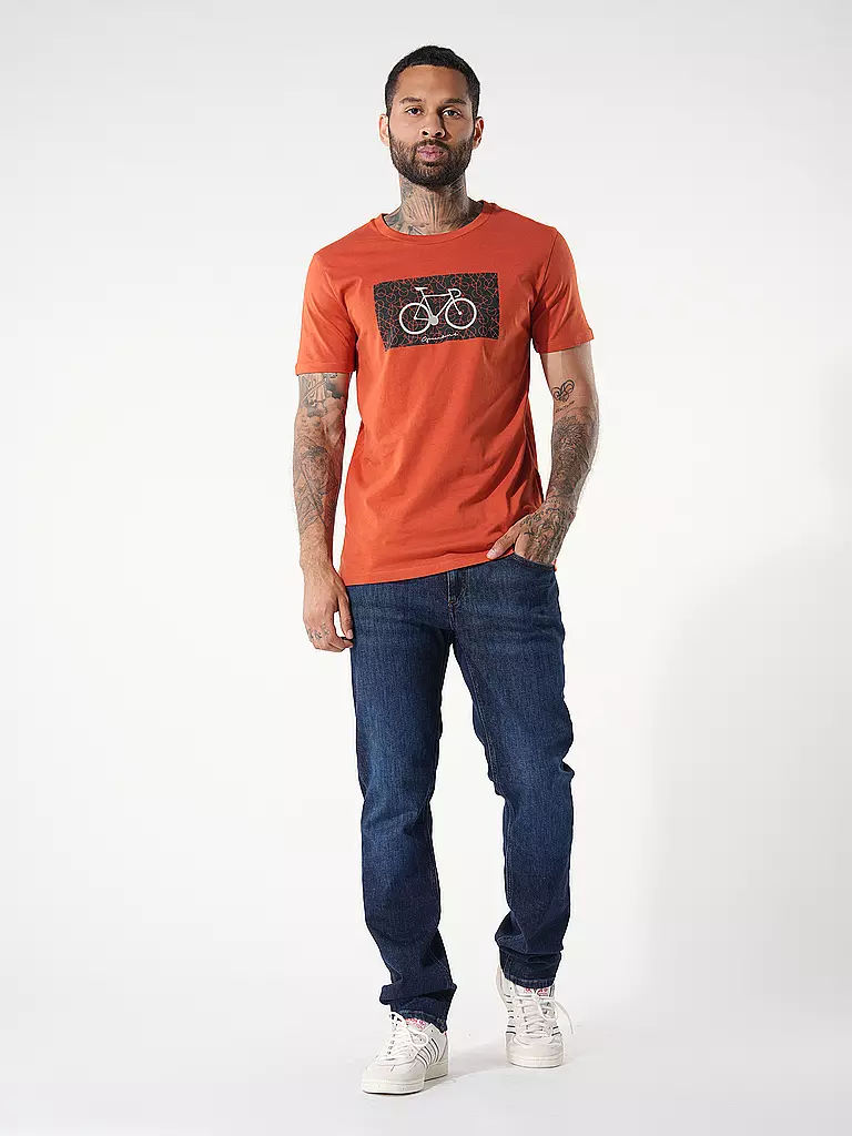 GREENBOMB T-Shirt GUIDE BIKE CUBE rot