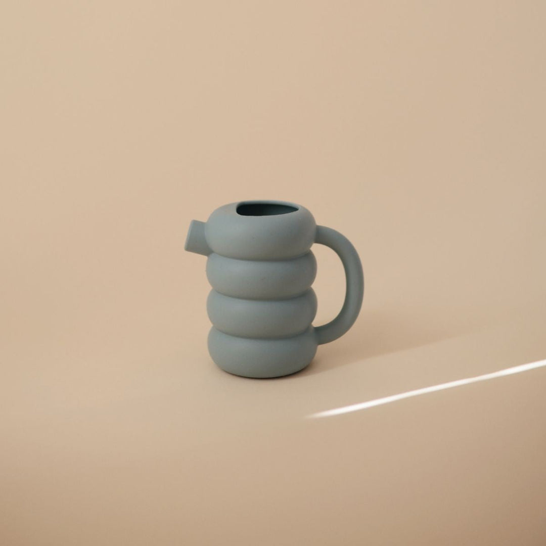 mushie siliconen gieter - french blue