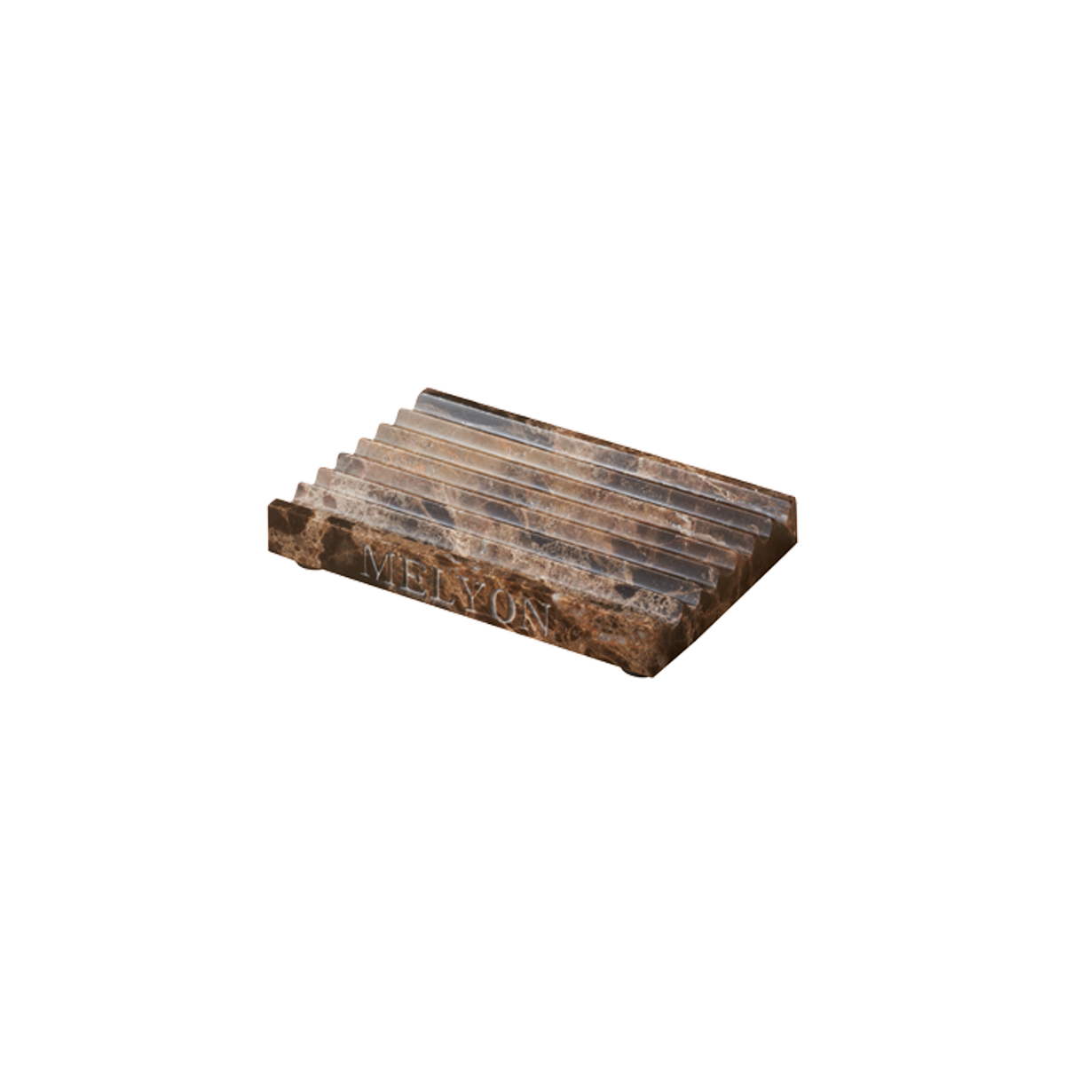 Soap Dish Marble Dark Emperador