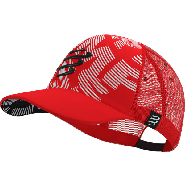 Casquette trail COMPRESSPORT TRUCKER CAP RED/WHITE