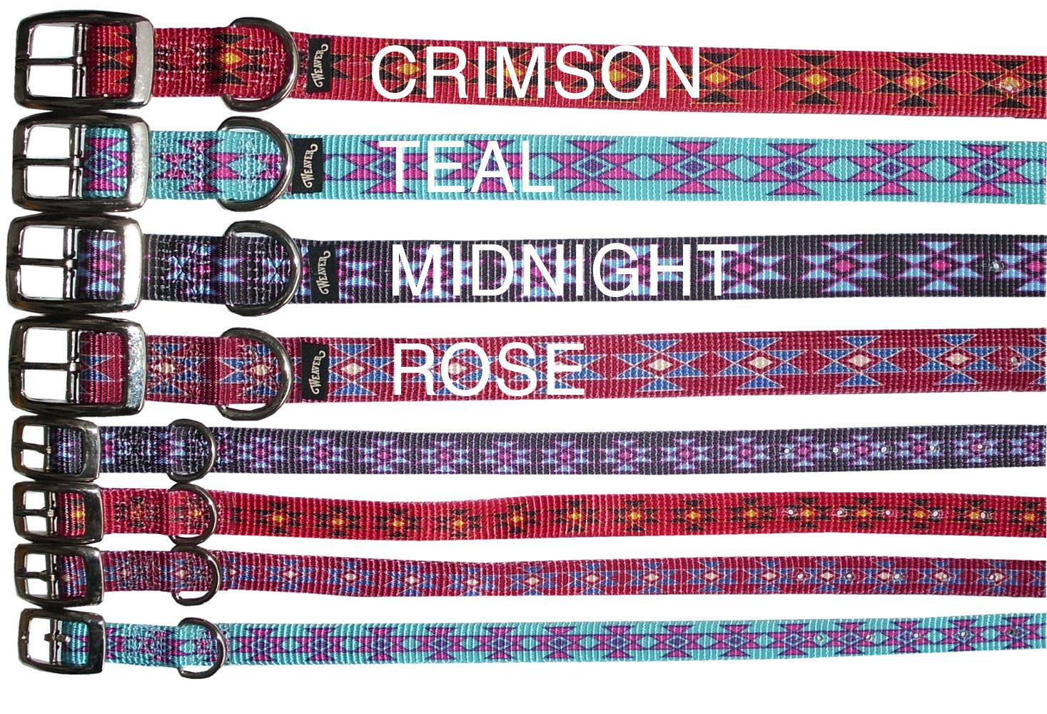 Weaver Hundehalsband Diamonte