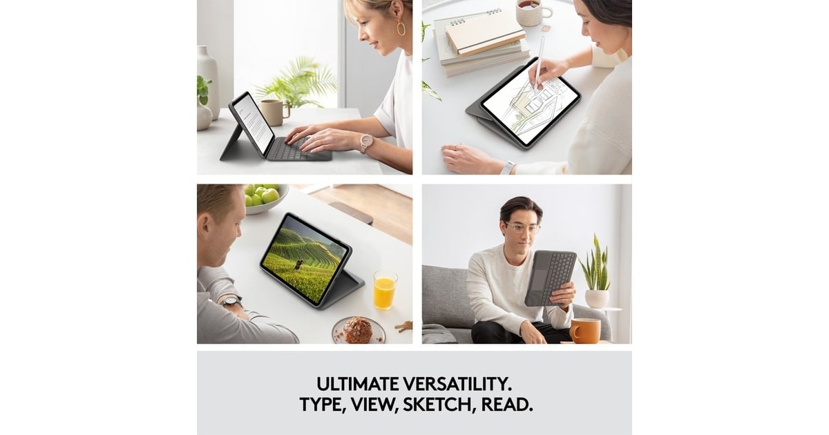 LogitechFolio Touch voor iPad Air (4e generatie)  tablethoes  (Grijs)