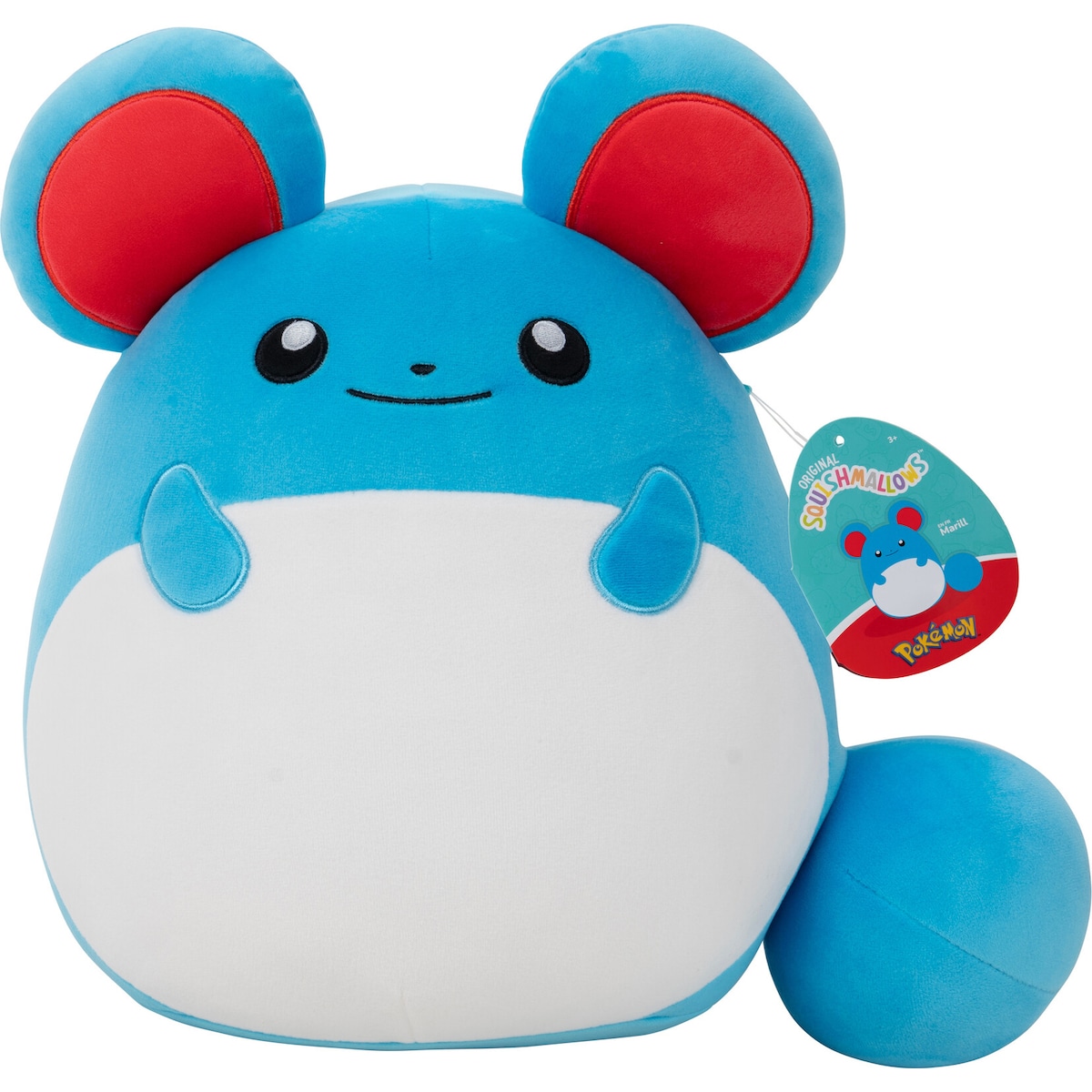 Squishmallows Pokemon mykt kosedyr (Marill, S)
