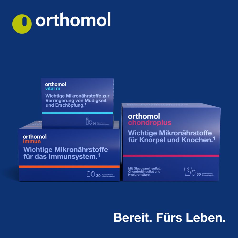 Orthomol Flavon m - Mikronährstoffe für Männer - Zellschutz mit Vitaminen, Selen, Zink, Omega-3-Fettsäure und Folsäure - Kapseln
