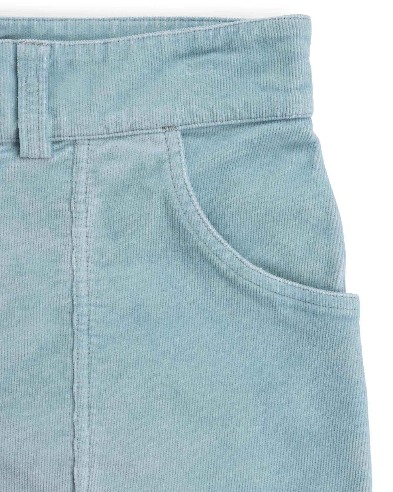Amundsen Cord G.Dyed Skirt Womens Faded Blue Sky
