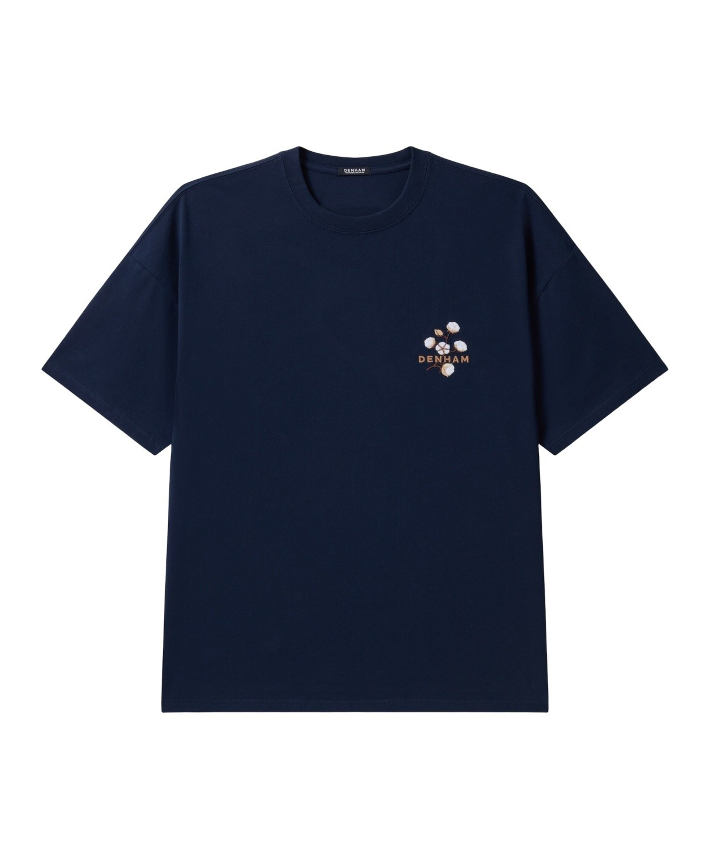 Denham Heren T-shirt blauw