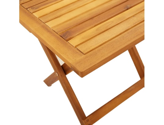 VIDAXL - Bain de soleil Chaises longues lot de 2 et table bleu foncé bois massif aca...