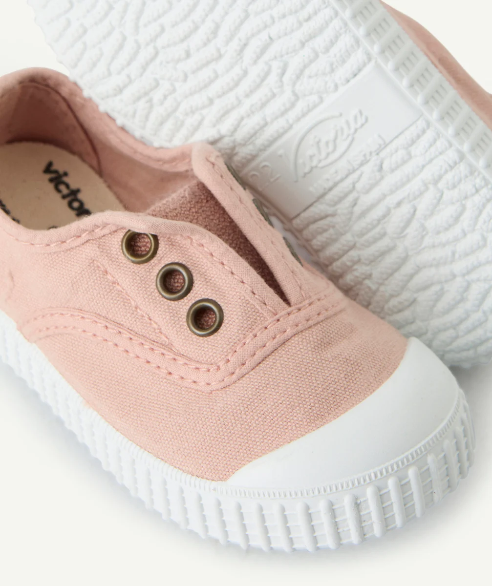 VICTORIACHAUSSURES EN TOILE DE FIBRES RECYCLÉES ROSE PÂLE