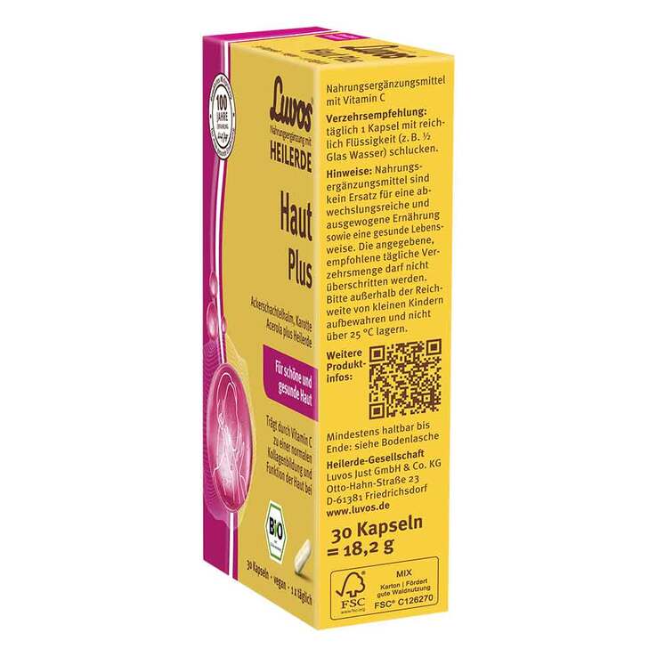 Luvos Heilerde Bio Haut Plus Kapseln, 30 St