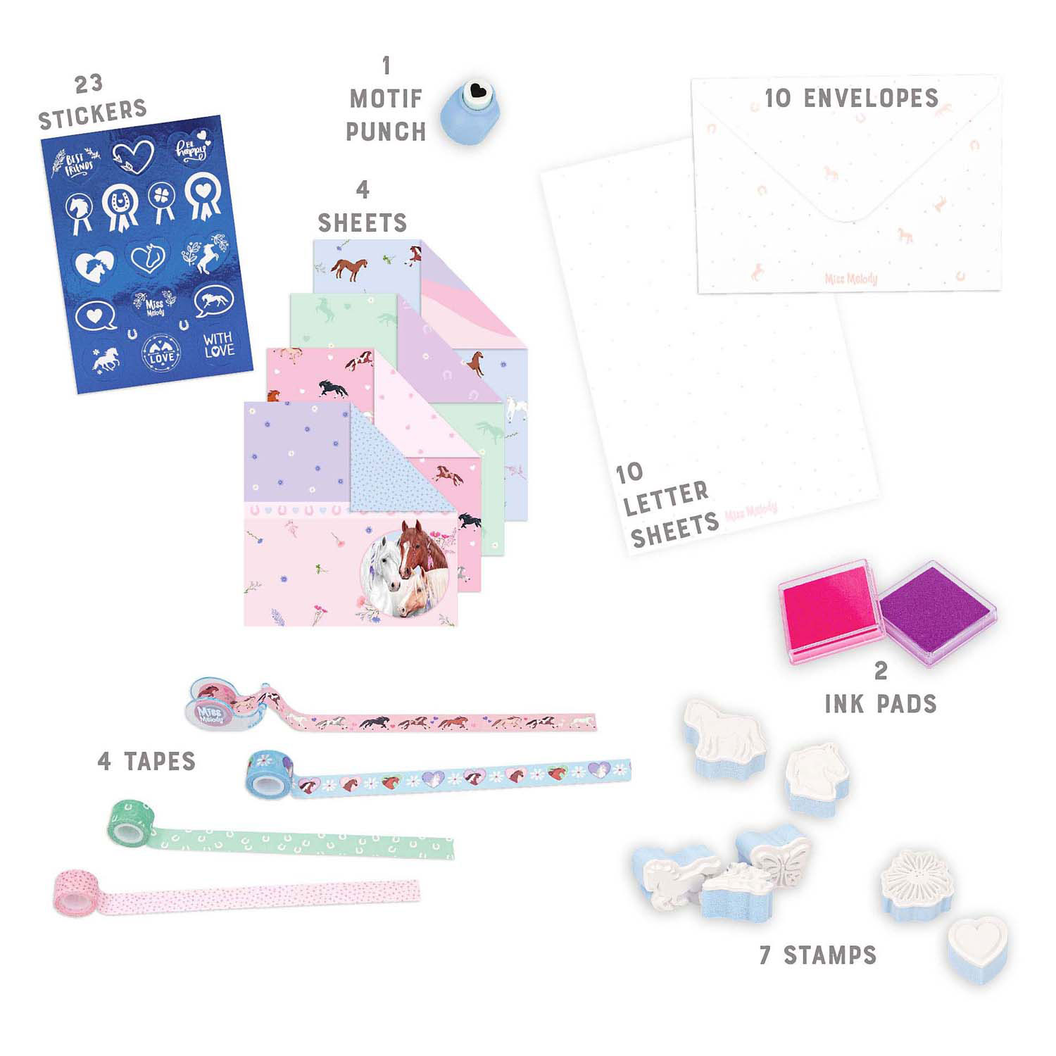 Miss Melody Love Letter Set