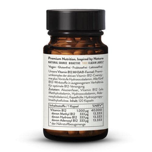 Sunday Natural Products  Vitamin B12MH3A ® Formel1000µg