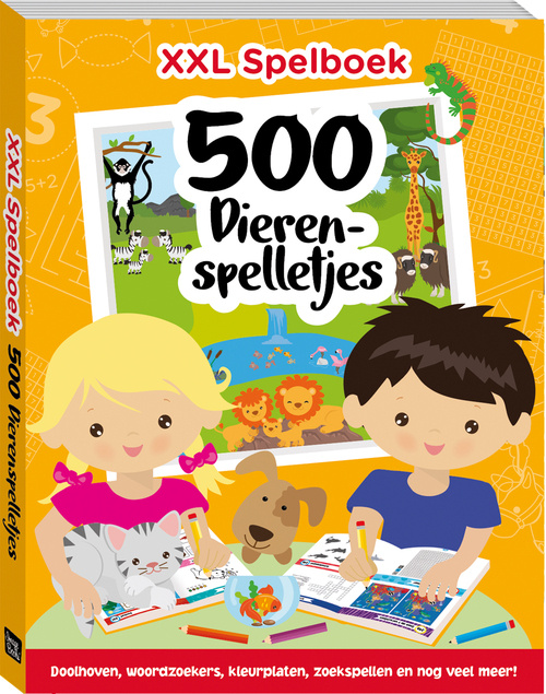 XXL spelboek 500 dierenspelletjes