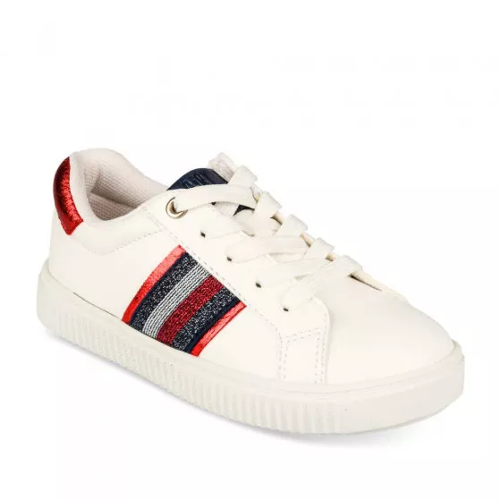 Baskets BLANC LOVELY SKULL