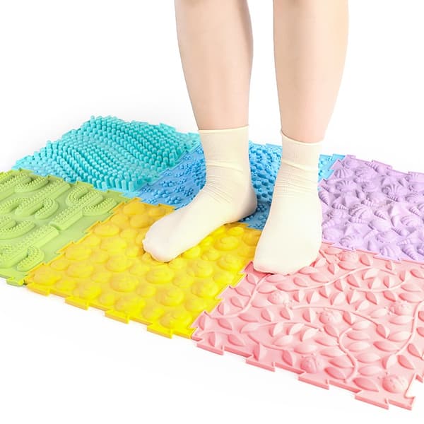 Taktile matter - Sett med 6 stk