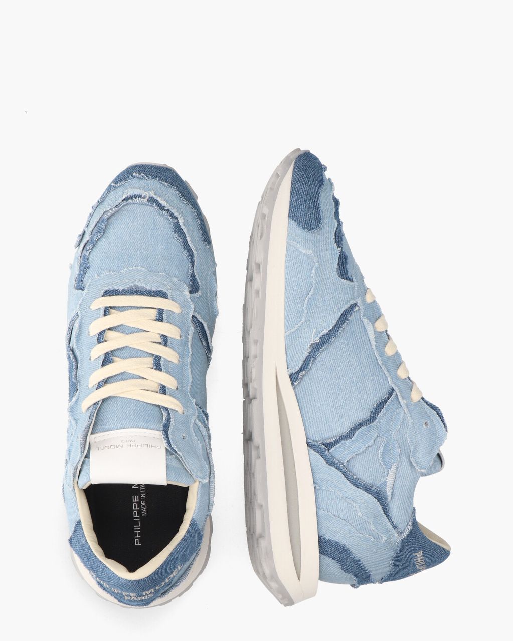Philippe Model Tropez Haute Jeansblauw Damessneakers