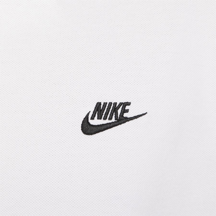 Nike Club Men's Short-Sleeve Polo WHITE/BLACK