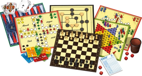 Schmidt Spiele 49125 Die große Spielesammlung, ab 1 Spieler, ab 6 Jahre