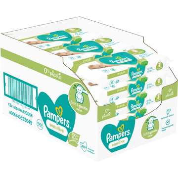 Pampers Sensitive Babydoekjes x52 Doekjes