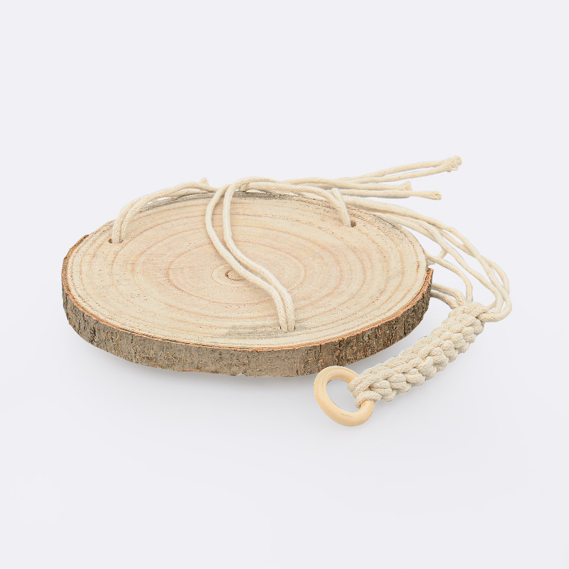 Suspension avec support en bois