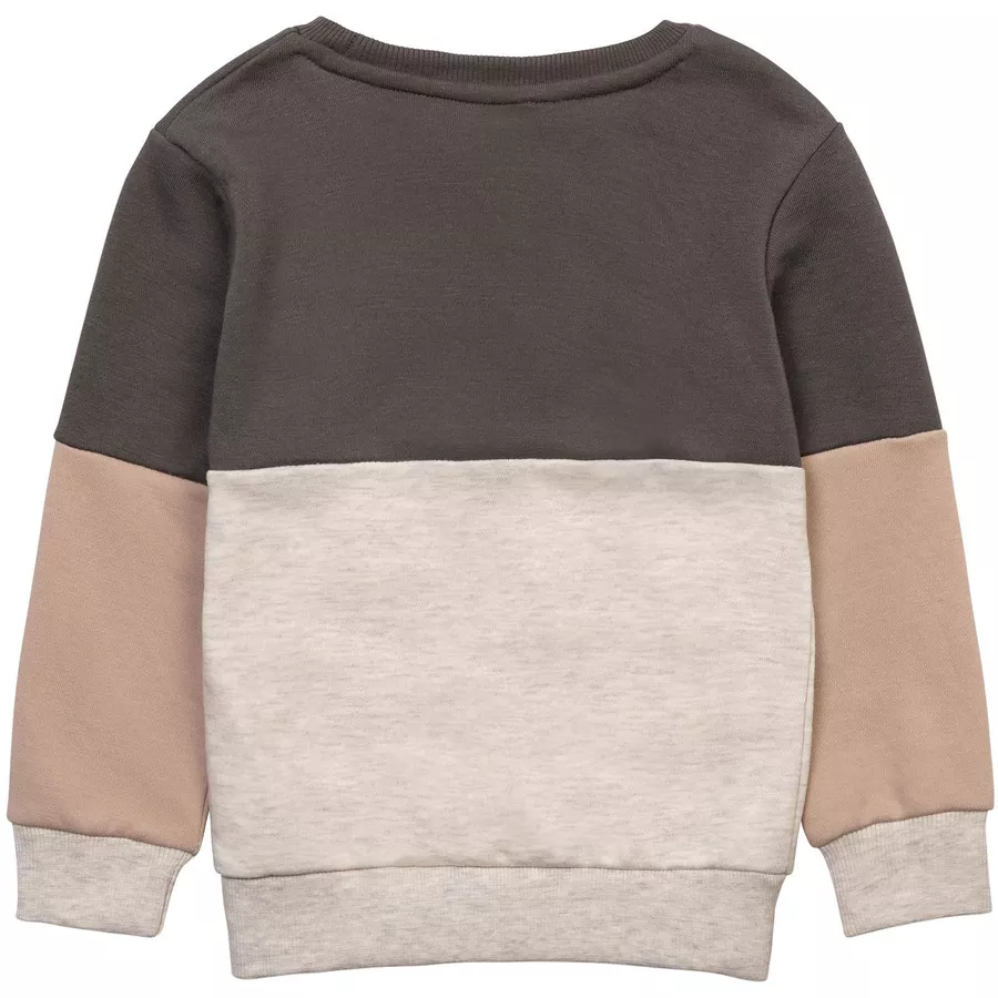 MINOTI Sweatshirt und Shorts im Set BeigeBraun