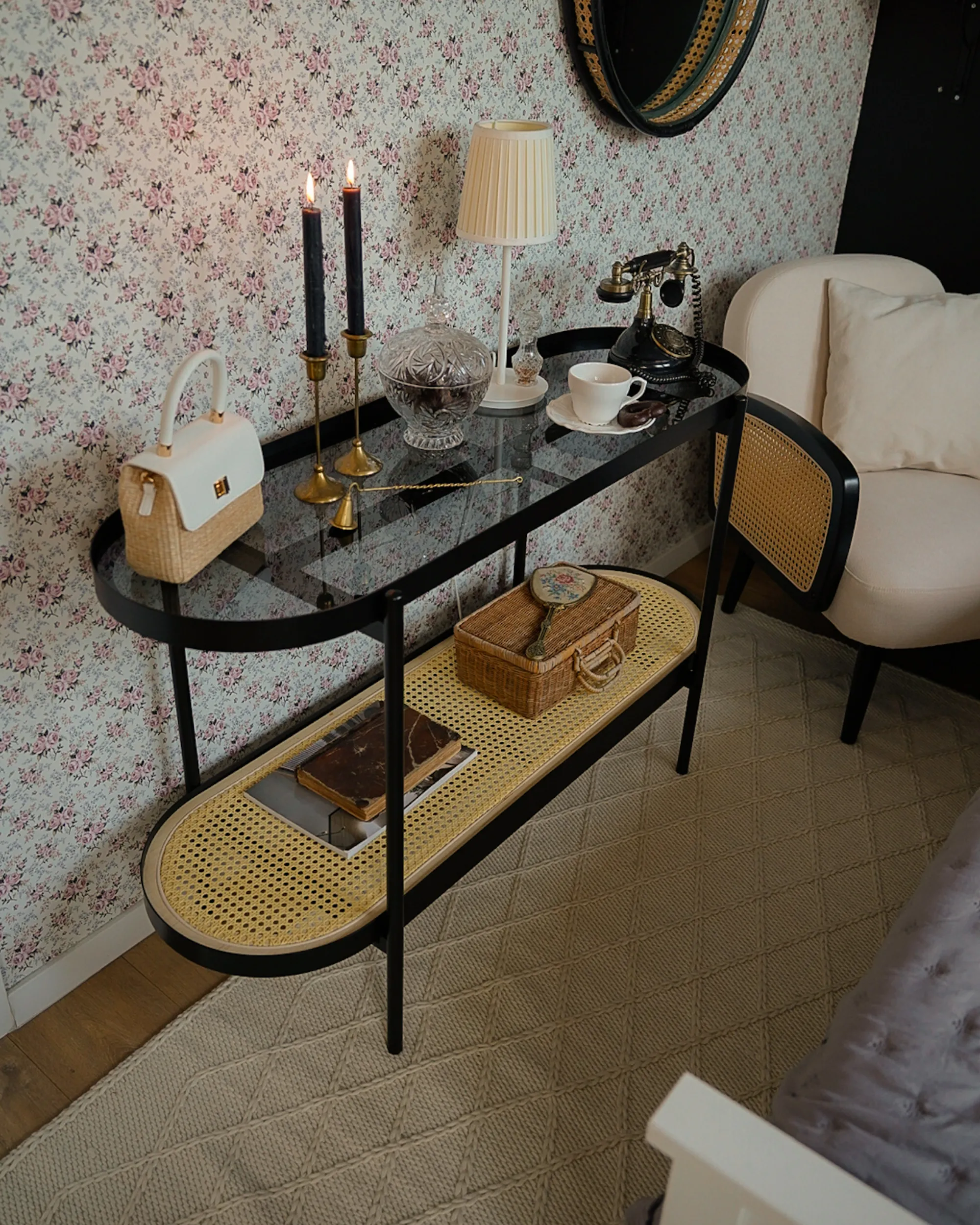 Sidetable RENO Zwart