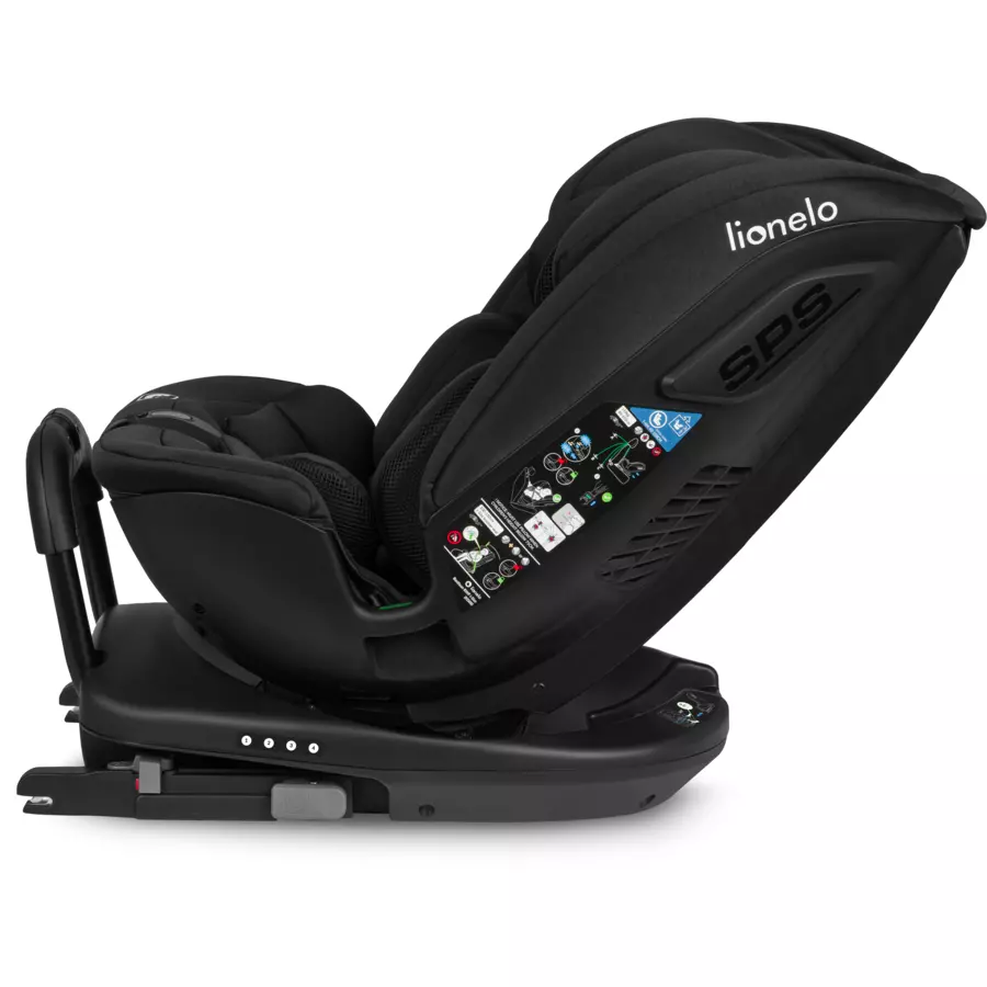 lionelo Reboarder Bastiaan RWF i-Size Black Carbon