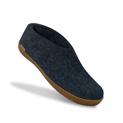 Glerups Ankelhøje Hjemmesko, Denim, 45
