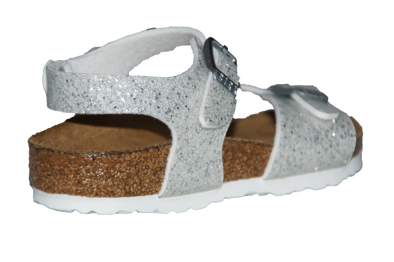 Birkenstock Rio Plain Smal Cosmic Sparkle White