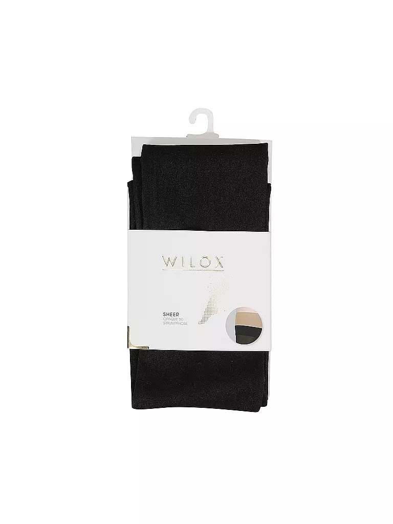 WILOX Strumpfhose 50/20Den black schwarz