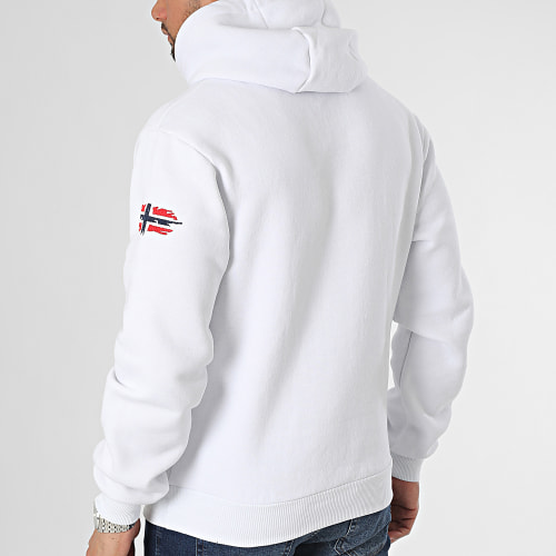 Sweat Capuche Guitre Blanc